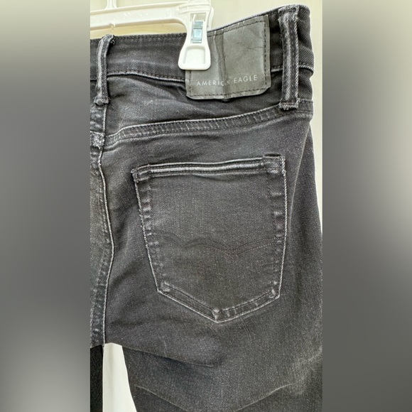 American Eagle Next Level Flex Skinny Black Jeans Men’s 28x30 - Picture 6 of 11